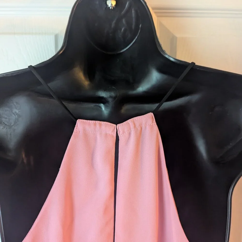 Express pink and black lace top - small - Picture 3 of 6